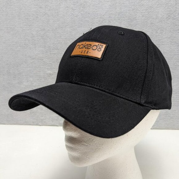 Naked 100 Los Angeles Black Brown Logo Basic Cap Hat Adjustable Size NEW - Picture 8 of 10